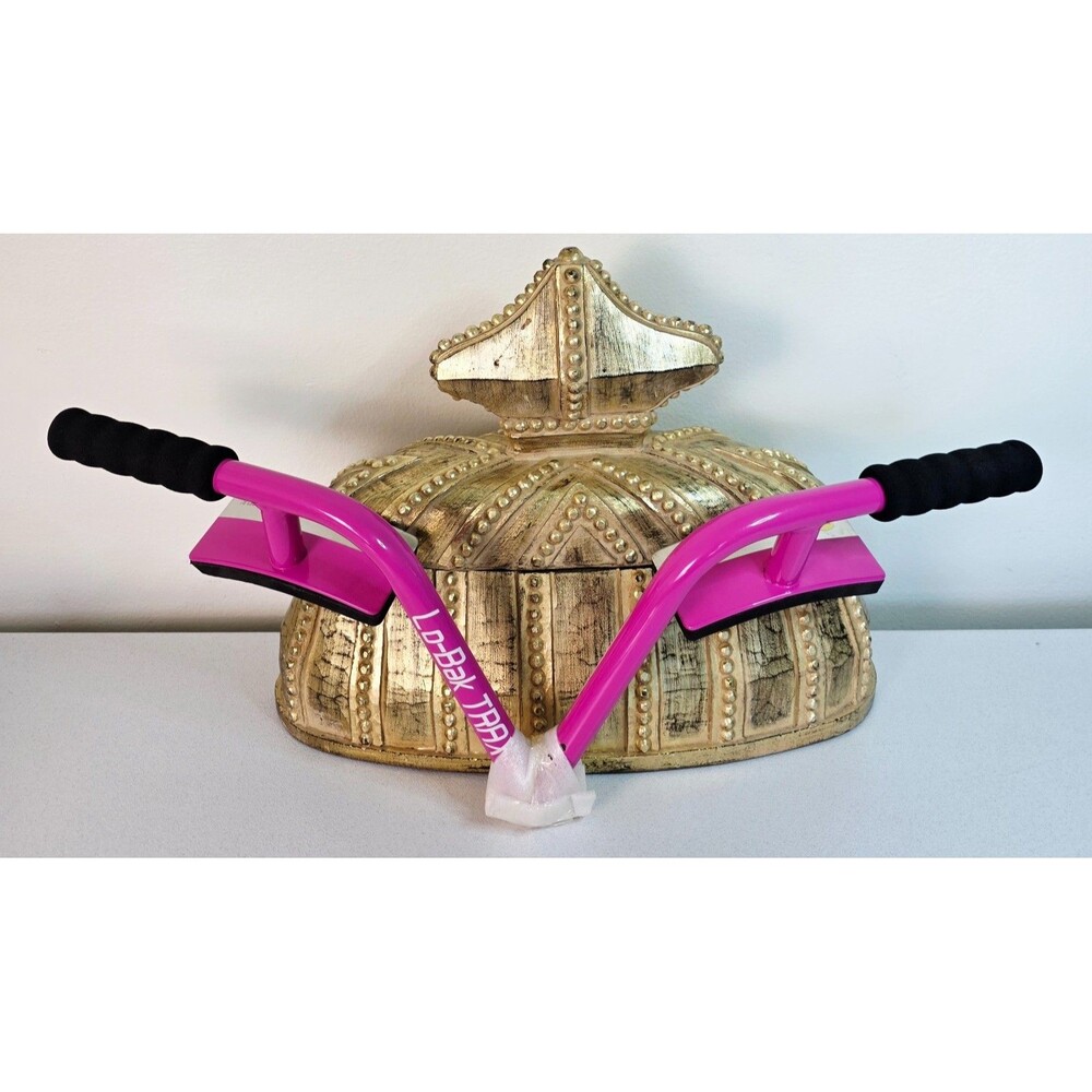 Lo-Bak TRAX Portable Spinal Traction Device Pink Back Pain Relief Decompression